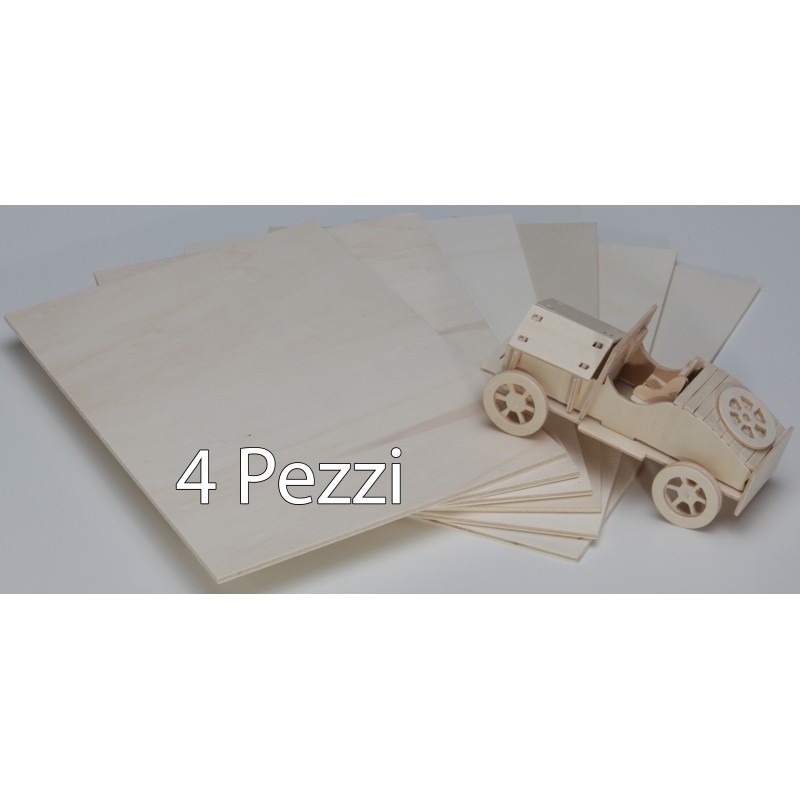 Pannello compensato multistrato pioppo 4 x 400 x 800 mm 🛒 Vendita Online  Ingrosso e Dettaglio per Privati e Aziende